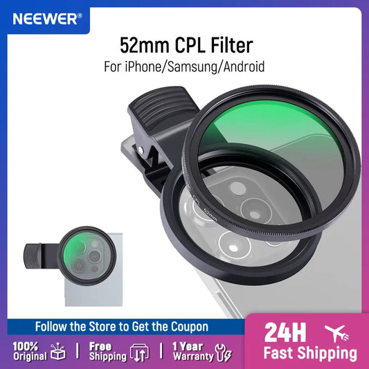 Premium Clip-On Polarizing Lens Filter